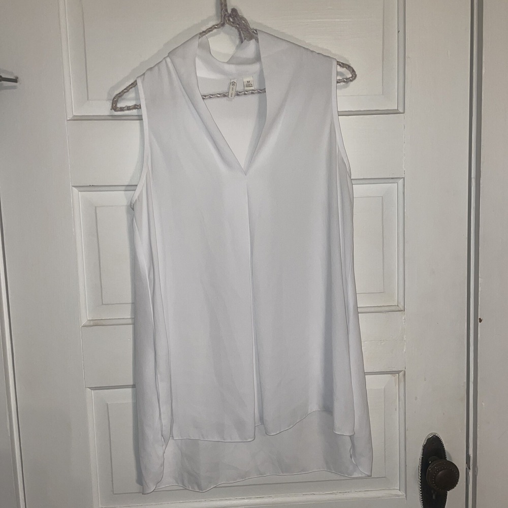 Cato White Sleeveless Blouse Tank Top